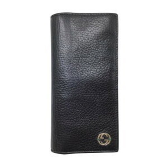 GUCCI bifold long Wallet black green - Picture 1 of 7